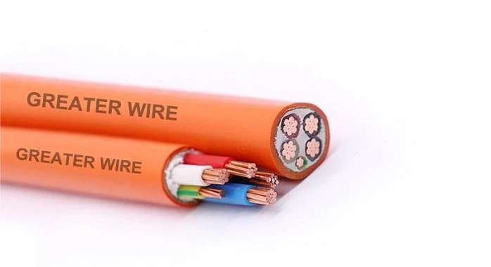 Orange Circular Cable Orange Circular Cable